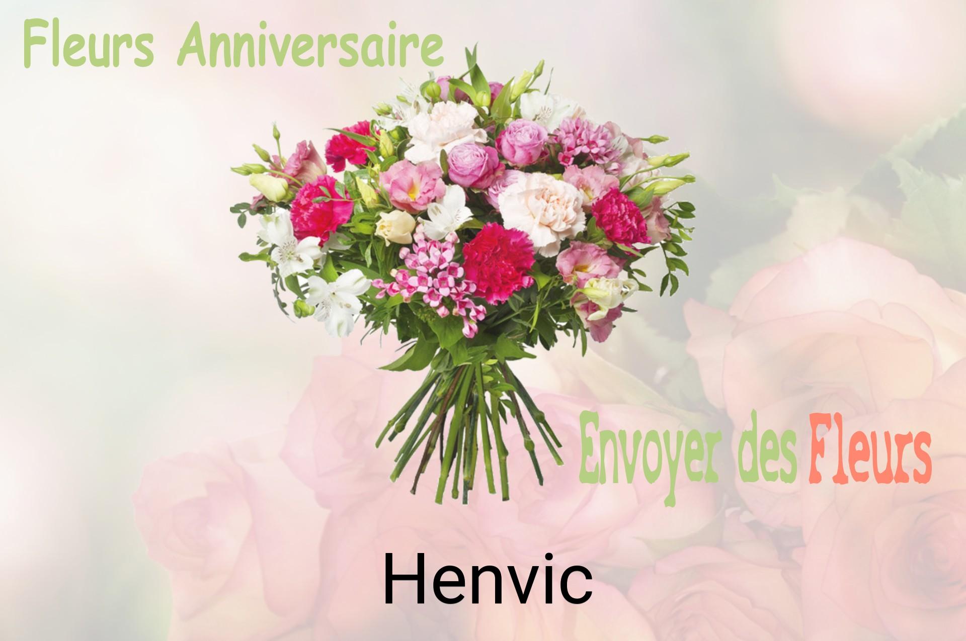 Bouquet de fleurs d’anniversaire livré à Henvic