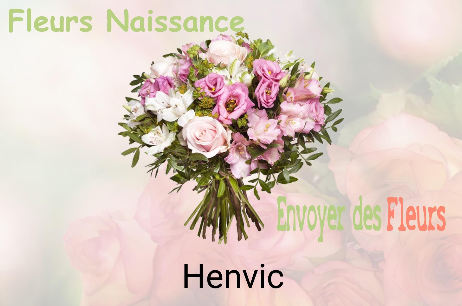 Bouquet de fleurs de naissance livré à Henvic